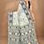 off white cotton dhakai jamdani handloom saree with blouse