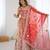 Orange And Red Silk Embroidery Dori Sequins Work Lehenga choli