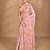 pink Cotton Dhakai Jamdani Handloom Saree With Blouse