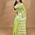 green Cotton Dhakai Jamdani Handloom Saree With Blouse