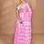 Pink Cotton Dhakai Jamdani Handloom Saree With Blouse