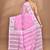 Pink Cotton Dhakai Jamdani Handloom Saree With Blouse