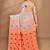 beige Cotton Dhakai Jamdani Handloom Saree With Blouse
