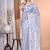 grey Cotton Dhakai Jamdani Handloom Saree With Blouse
