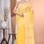 yellow Cotton Dhakai Jamdani Handloom Saree With Blouse