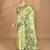 GREEN Cotton Dhakai Jamdani Handloom Saree With Blouse