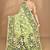 GREEN Cotton Dhakai Jamdani Handloom Saree With Blouse
