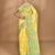 yellow Cotton Dhakai Jamdani Handloom Saree With Blouse