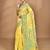 yellow Cotton Dhakai Jamdani Handloom Saree With Blouse