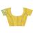 yellow Cotton Dhakai Jamdani Handloom Saree With Blouse