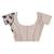 beige Cotton Dhakai Jamdani Handloom Saree With Blouse