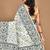 Cream Cotton Dhakai Jamdani Handloom Saree With Blouse