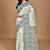 Cream Cotton Dhakai Jamdani Handloom Saree With Blouse
