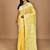 yellow Cotton Dhakai Jamdani Handloom Saree With Blouse