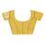 yellow Cotton Dhakai Jamdani Handloom Saree With Blouse