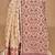 beige Cotton Dhakai Jamdani Handloom Saree With Blouse