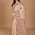 beige Cotton Dhakai Jamdani Handloom Saree With Blouse