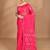 Pink Cotton Dhakai Jamdani Handloom Saree With Blouse