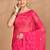 Pink Cotton Dhakai Jamdani Handloom Saree With Blouse