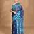 blue Cotton Dhakai Jamdani Handloom Saree With Blouse