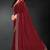 Maroon sequin embroidered work two tone silk saree sari