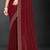 Maroon sequin embroidered work two tone silk saree sari