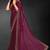 Purple sequin embroidered work two tone silk saree sari