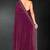 Purple sequin embroidered work two tone silk saree sari
