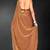 Brown sequin embroidered work two tone silk saree sari