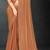 Brown sequin embroidered work two tone silk saree sari