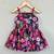 3d flower appliqe dress in soft organza