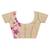 beige Cotton Dhakai Jamdani Handloom Saree With Blouse