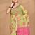 green Cotton Dhakai Jamdani Handloom Saree With Blouse
