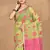 green Cotton Dhakai Jamdani Handloom Saree With Blouse