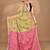 green Cotton Dhakai Jamdani Handloom Saree With Blouse
