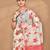 off white Cotton Dhakai Jamdani Handloom Saree With Blouse