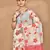 off white Cotton Dhakai Jamdani Handloom Saree With Blouse
