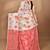 off white Cotton Dhakai Jamdani Handloom Saree With Blouse