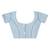 blue Cotton Dhakai Jamdani Handloom Saree With Blouse