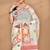 Cream Cotton Dhakai Jamdani Handloom Saree With Blouse