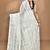 Cream Cotton Dhakai Jamdani Handloom Saree With Blouse
