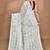 grey Cotton Dhakai Jamdani Handloom Saree With Blouse