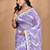 purple Cotton Dhakai Jamdani Handloom Saree With Blouse