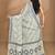 light grey Cotton Dhakai Jamdani Handloom Saree With Blouse