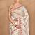 Cream Cotton Dhakai Jamdani Handloom Saree With Blouse