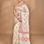 Cream Cotton Dhakai Jamdani Handloom Saree With Blouse