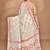 Cream Cotton Dhakai Jamdani Handloom Saree With Blouse