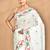 off white Cotton Dhakai Jamdani Handloom Saree With Blouse