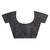 black Cotton Dhakai Jamdani Handloom Saree With Blouse