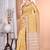 light golden Cotton Dhakai Jamdani Handloom Saree With Blouse